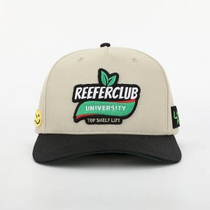 OEM Custom 5 Panel Curved Brim βαμβακερό μπέιζμπολ μπέιζμπολ, μεσαίο προφίλ Sports Gorras, 3d puff κέντημα λογότυπο δομημένο καπέλο μπαμπά